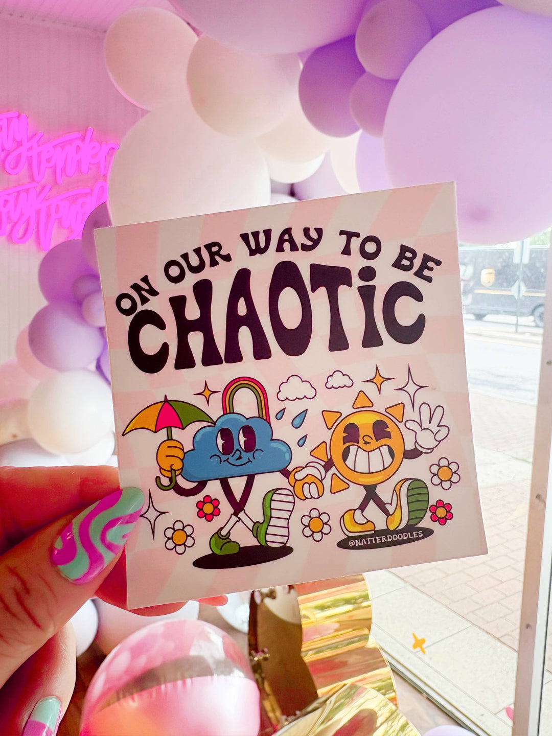 On Our Way to be Chaotic Sticker