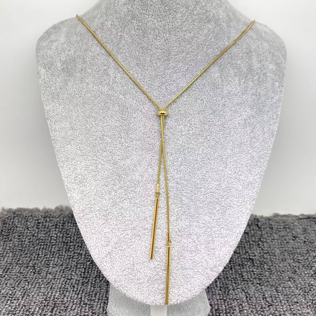 Golden Lariat Necklace