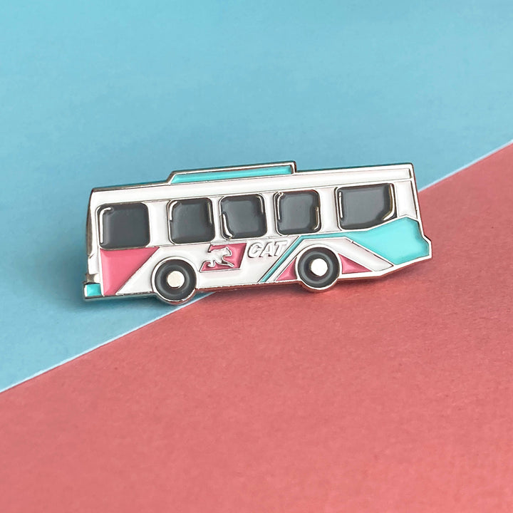 Retro Las Vegas CAT Bus Enamel Pin