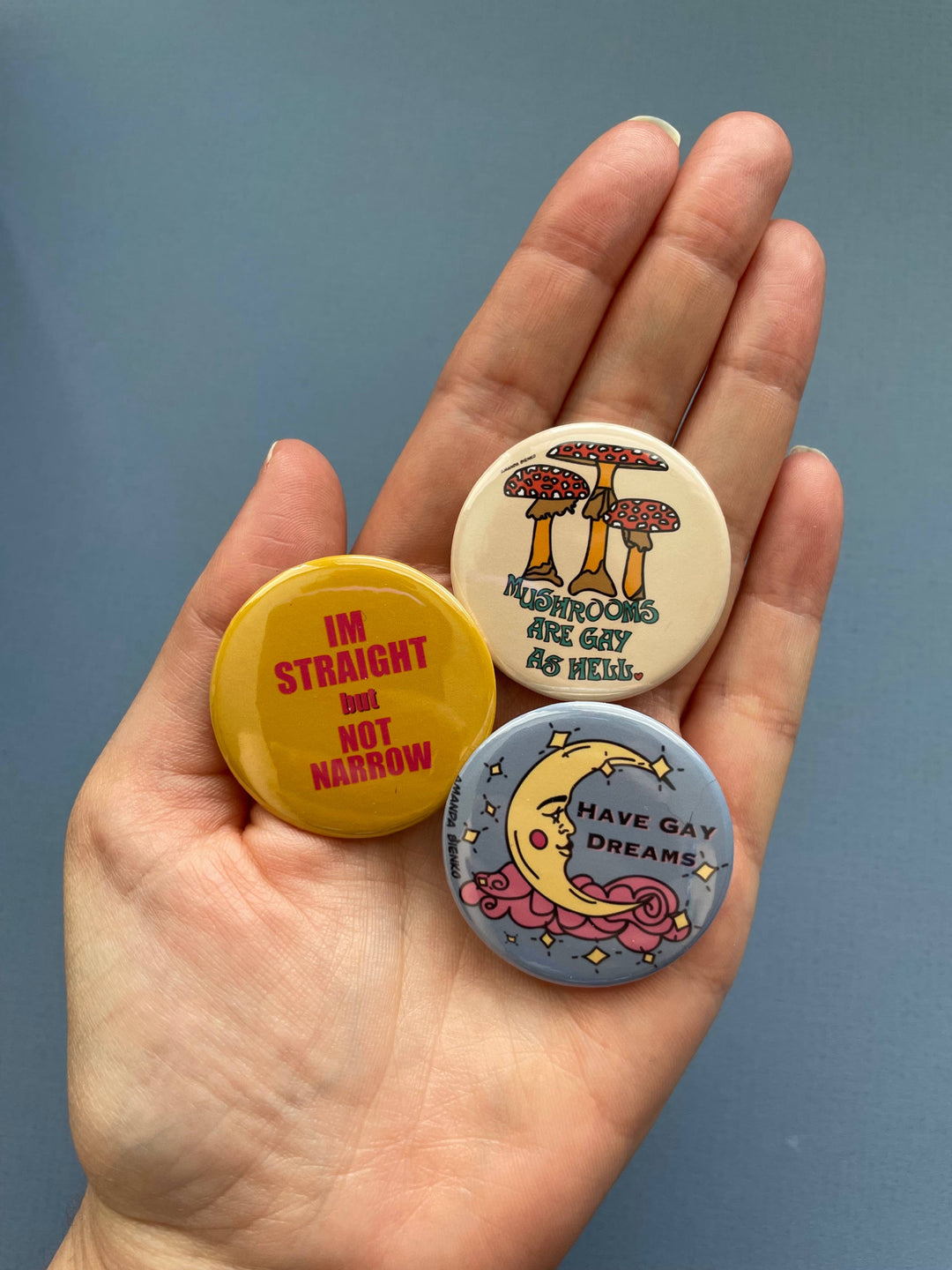 LGBTQIA Moon Dreams Pin