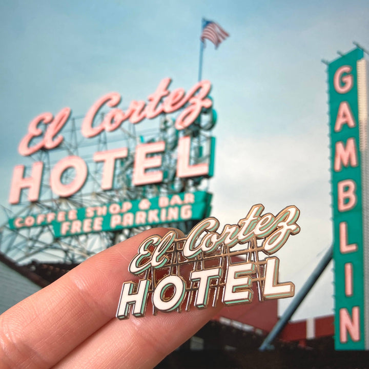 El Cortez Sign Pin