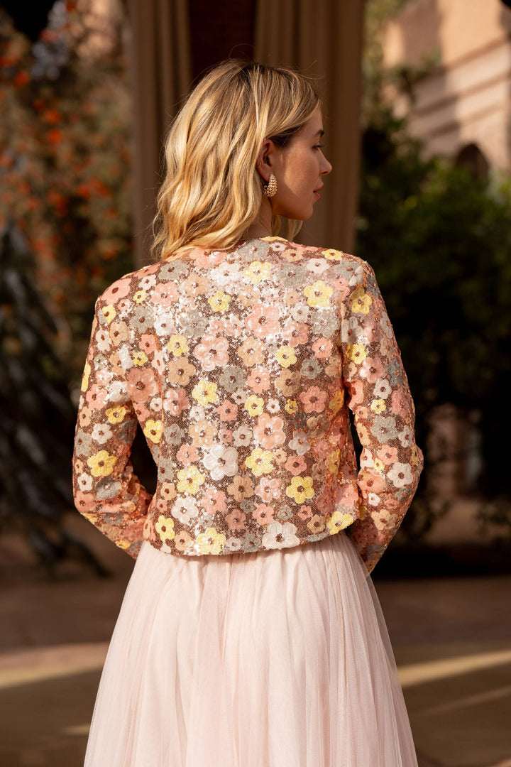 Floral Sequins Jacket