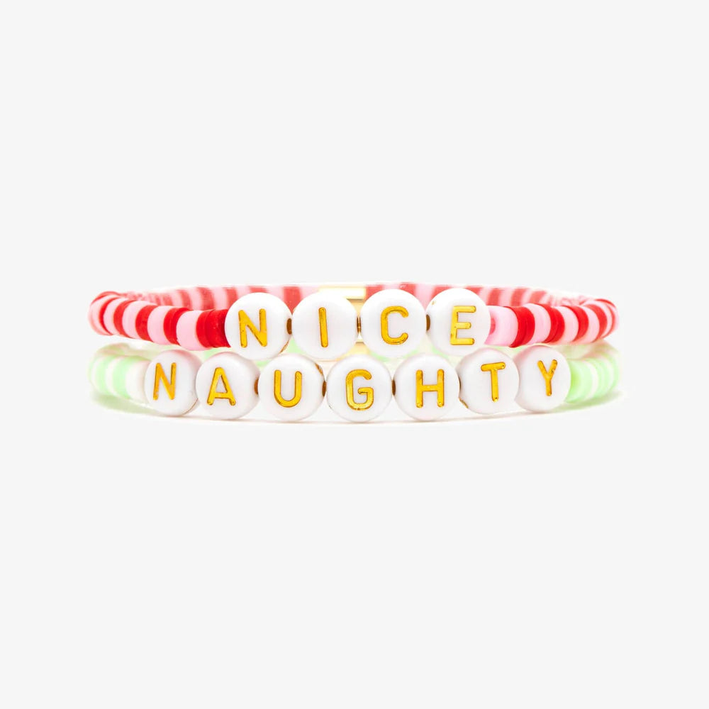 Pura Vida Naughty or Nice Stretch Bracelet Set