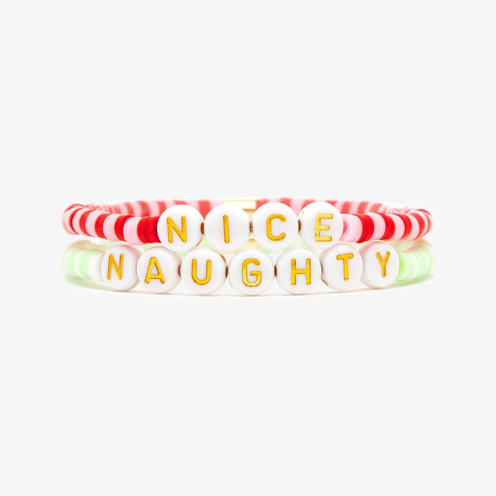 Pura Vida Naughty or Nice Stretch Bracelet Set
