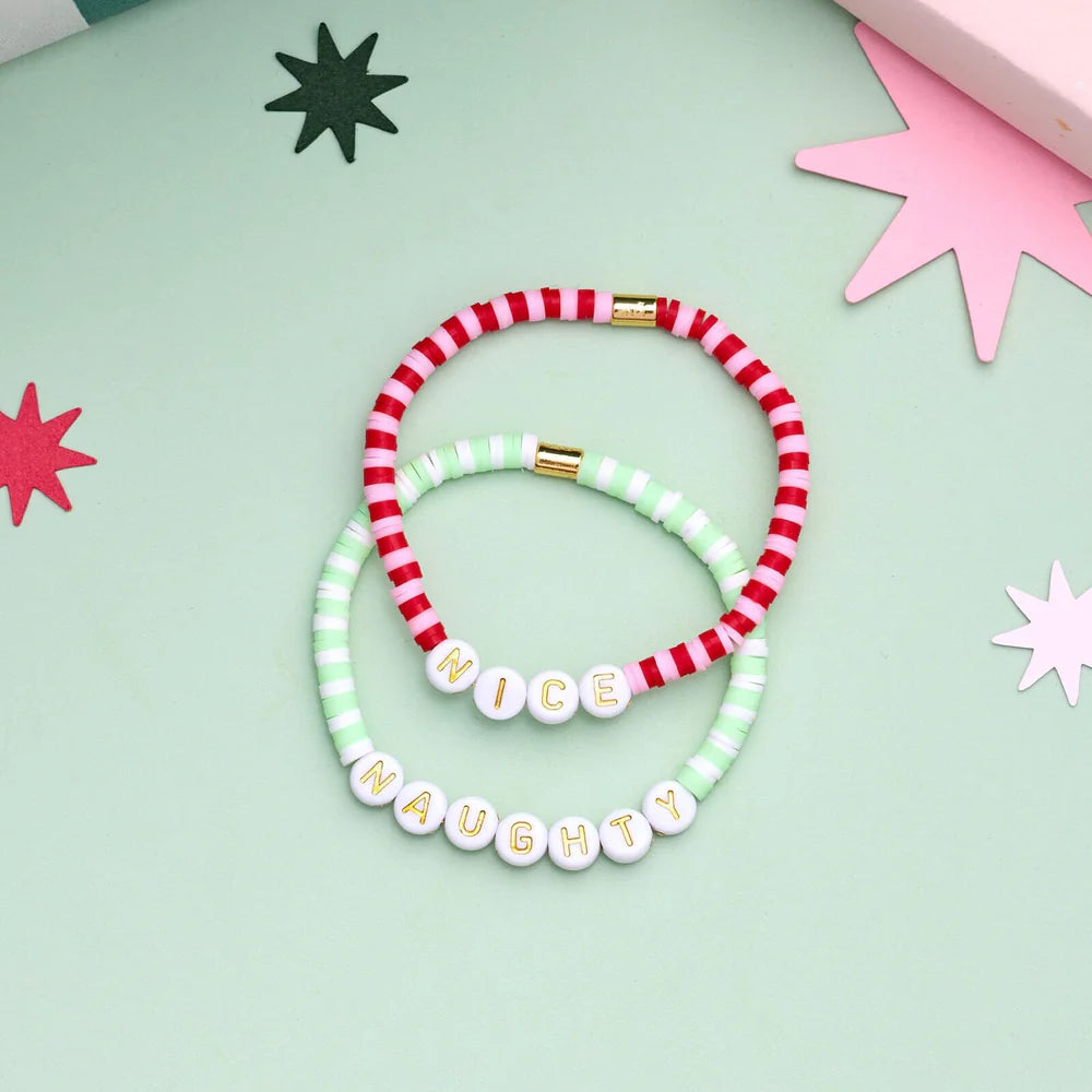 Pura Vida Naughty or Nice Stretch Bracelet Set