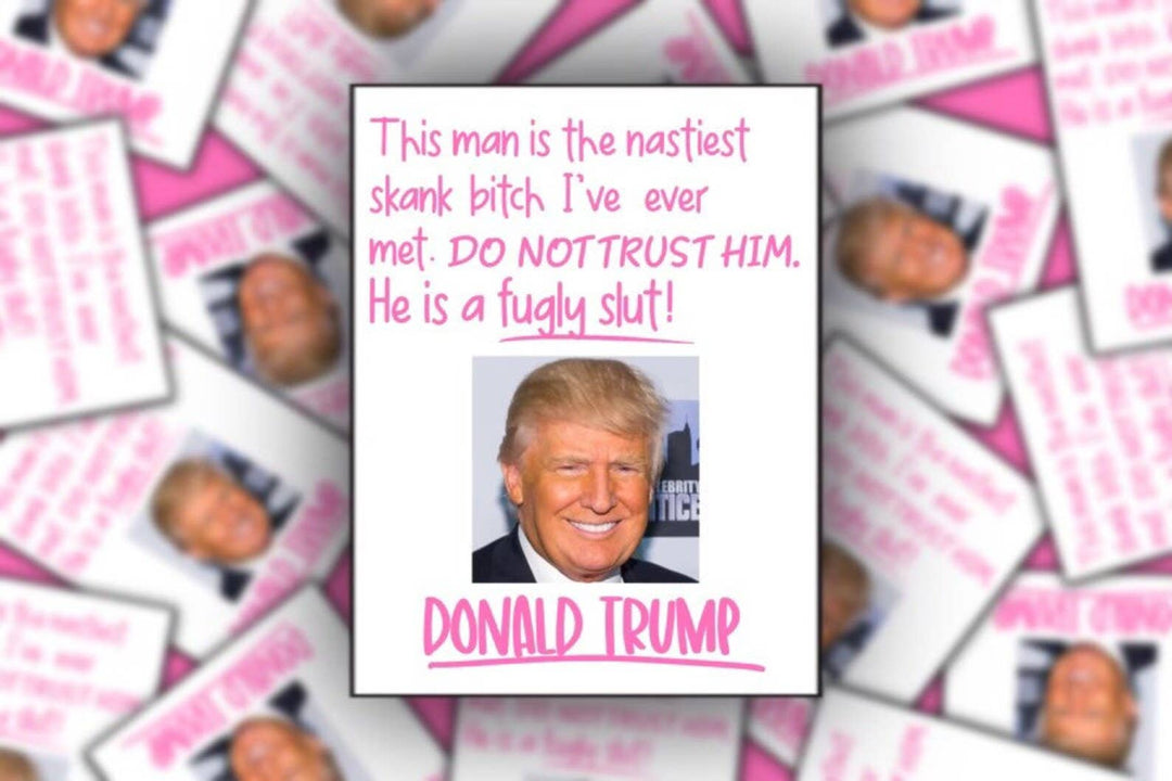 Trump Burn Book Sticker - Mean Girls