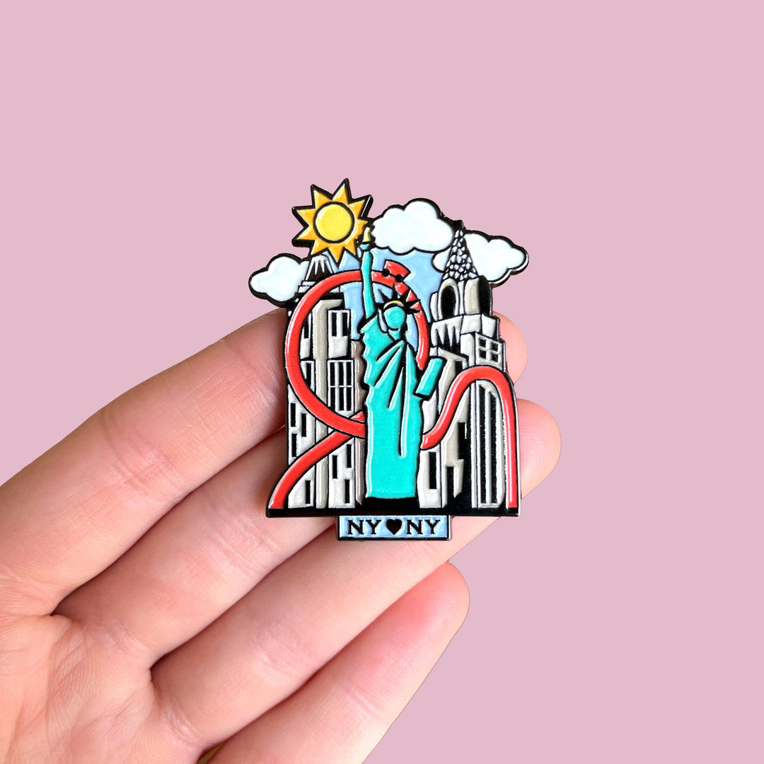 NY NY Pin