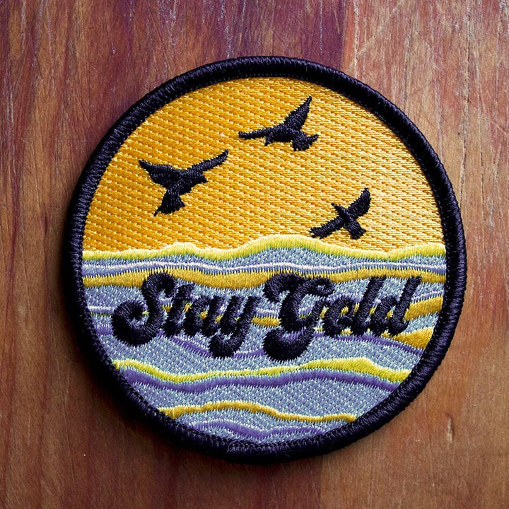 Stay Gold- Iron On Patch
