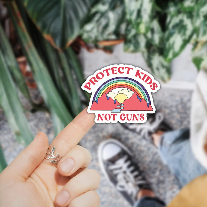 Protect Kids Not Gun Sticker