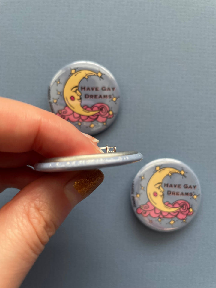 LGBTQIA Moon Dreams Pin