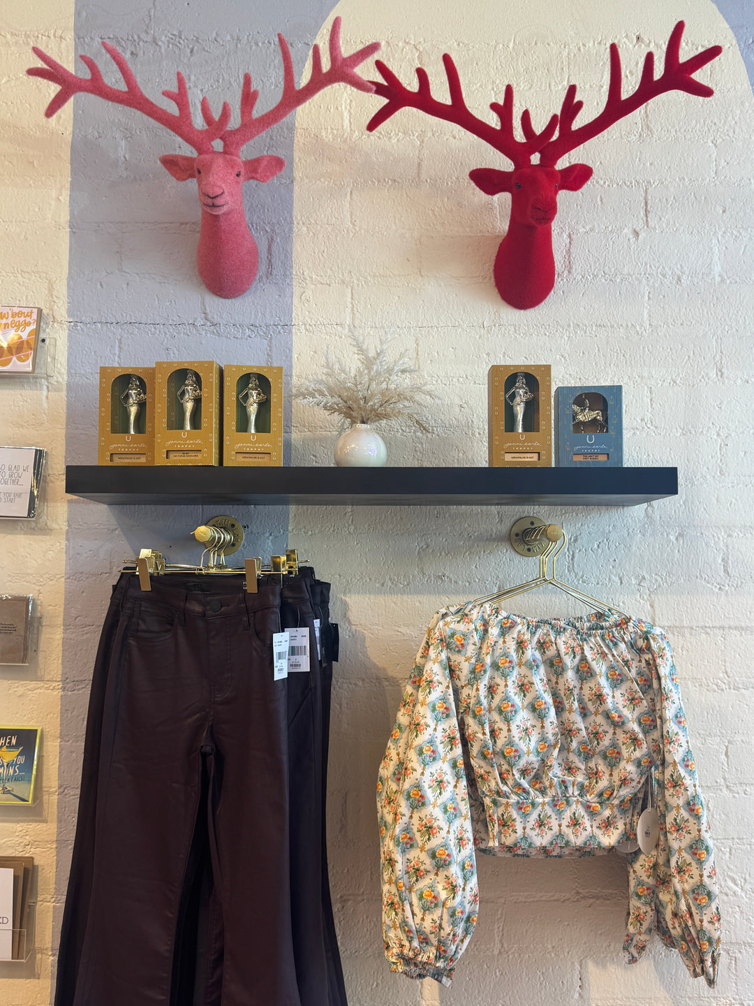 Felt Deer Head Wall Mount