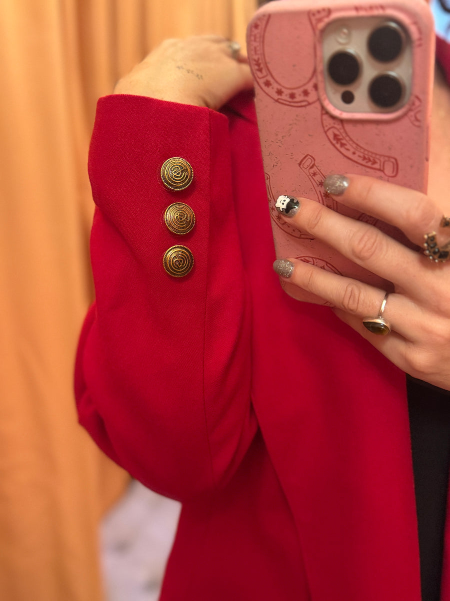 Vintage jackets and new outerwear on display at For The Love LV boutique in Las Vegas Arts District