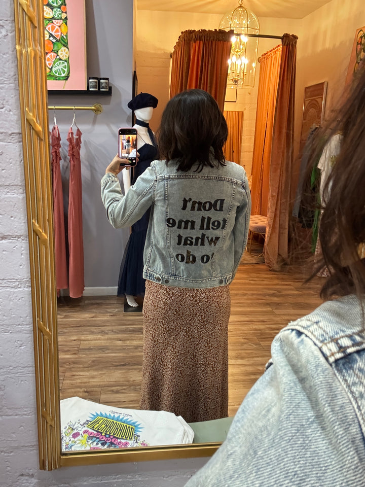 Don’t tell me what to do - Denim Jacket