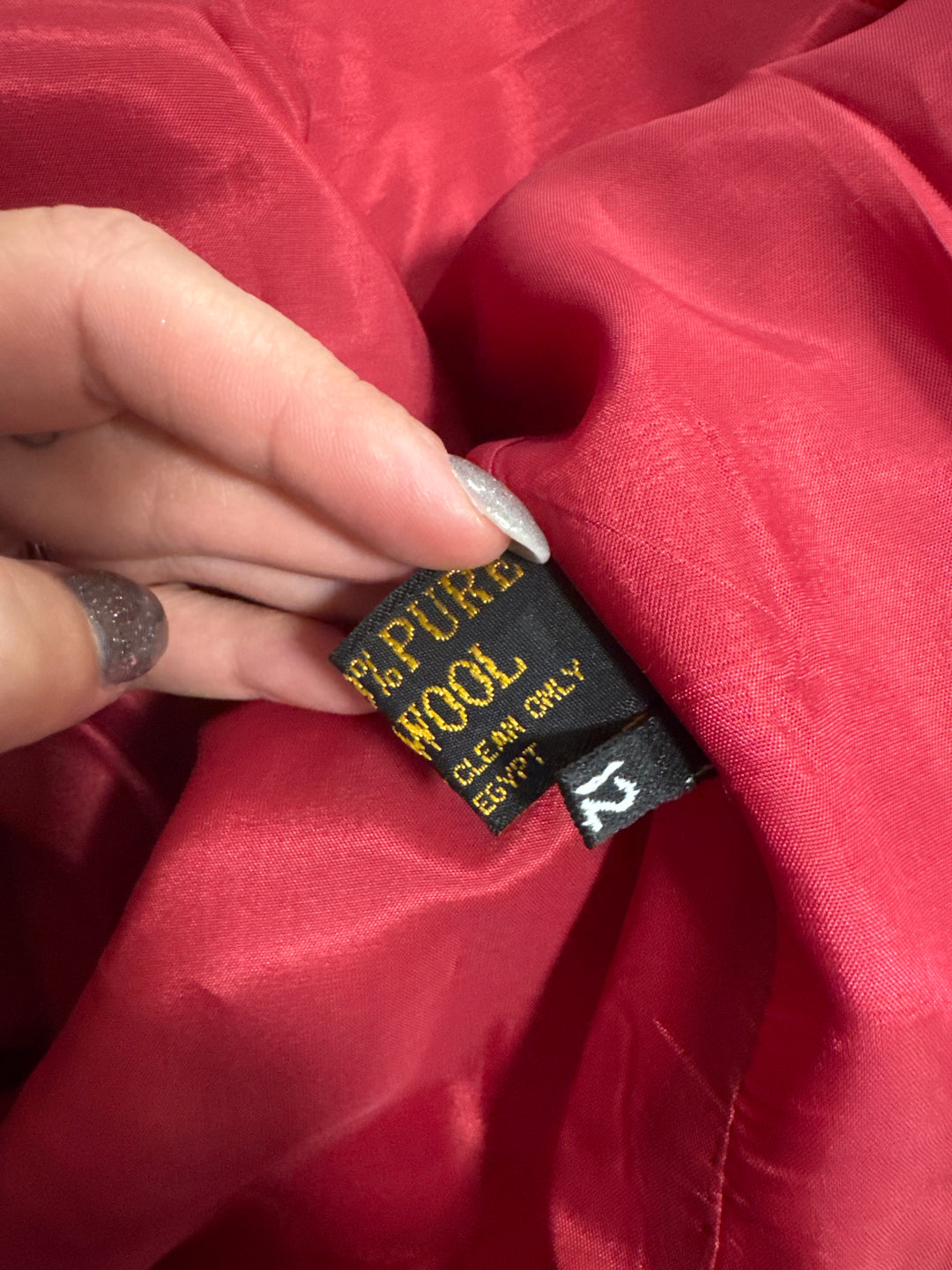 Giorgio Sant’Angelo Blazer – Red Wool 1980s Designer Classic