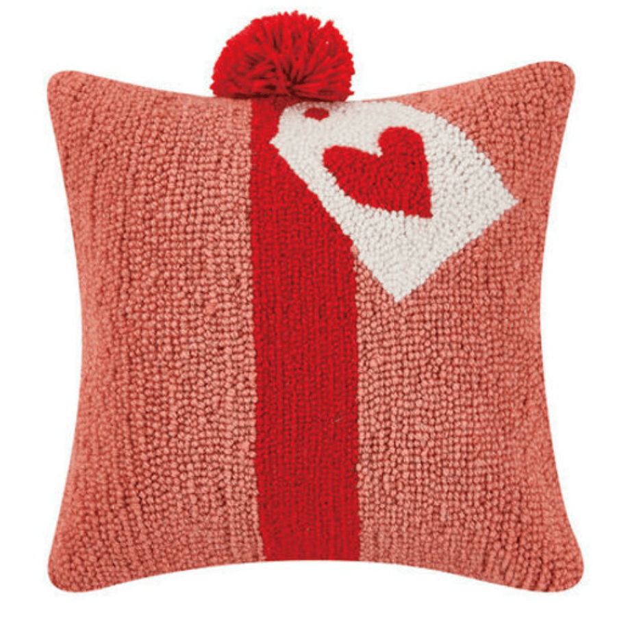 Peking Pillow Pink Gift W/Pom