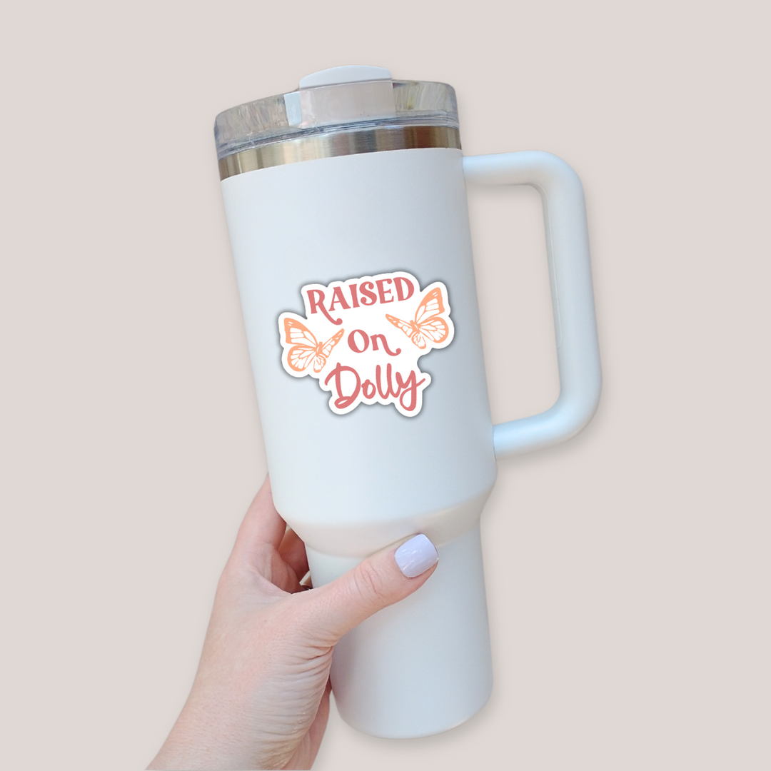 Raised on Dolly Sticker