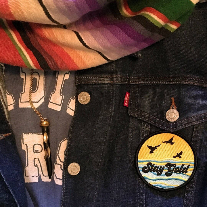Stay Gold- Iron On Patch