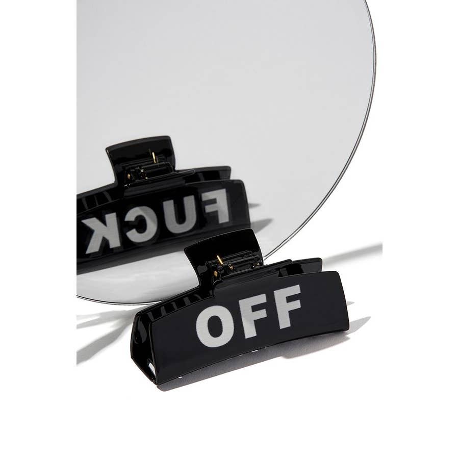 FUCK OFF HAIR CLIP