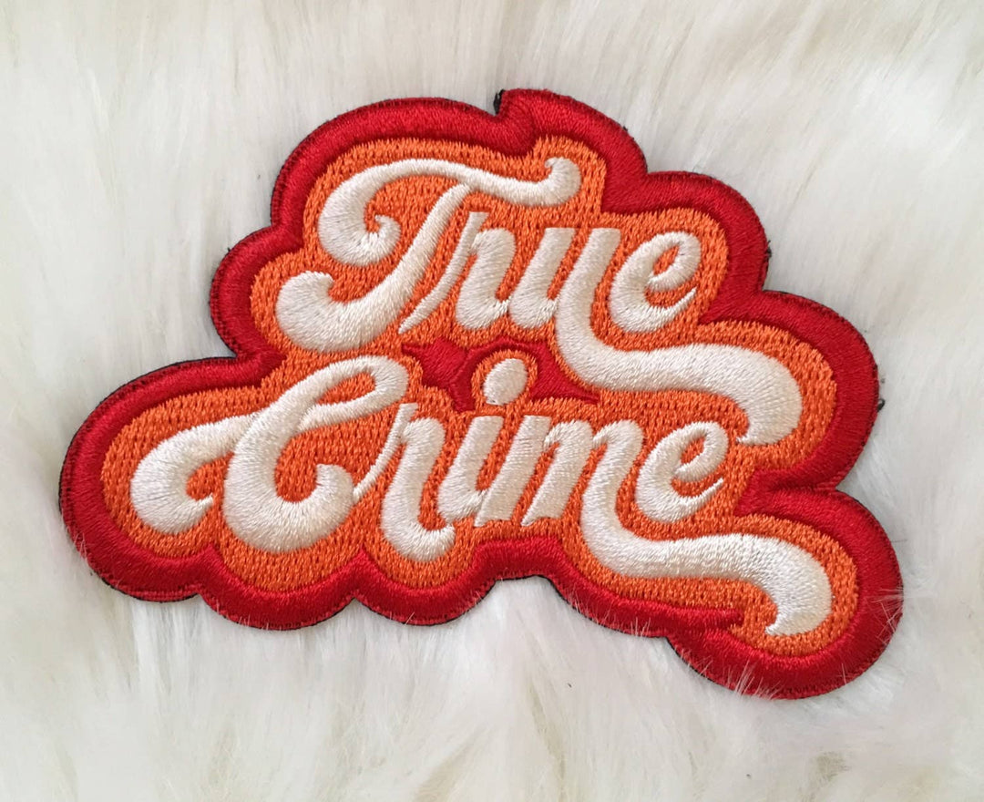 True Crime Club Patch – For the Curious, the Bold, and the Slightly Morbid
