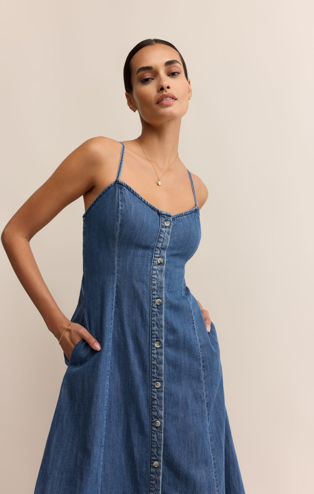Z Supply Angel Eyes Denim - Indigo