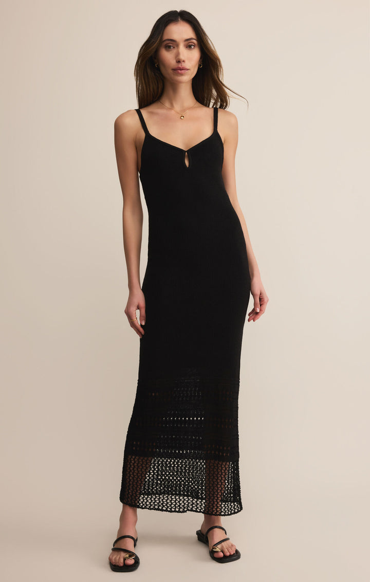 Z Supply Callahan Midi Dress Black