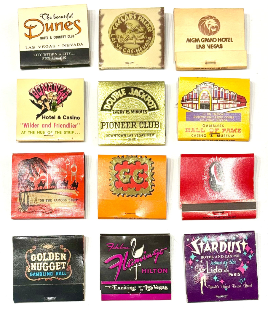 Ignite Your Nostalgia: Vintage Vegas Matchbooks