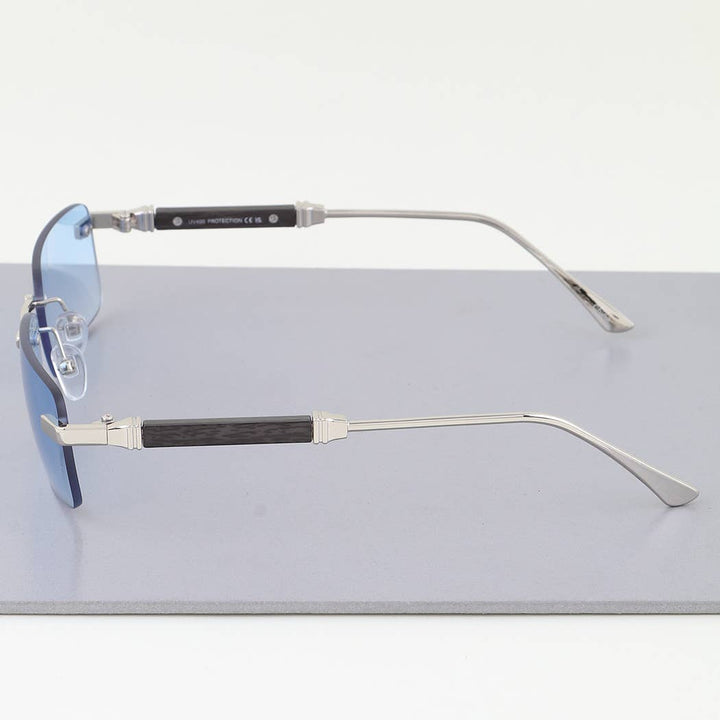 Chic Pillar Rimless Sunglasses