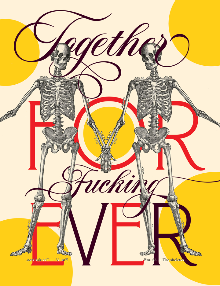 TOGETHER for EVER! love card