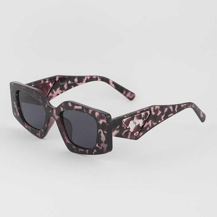 Marble Side Cut Sunglasses