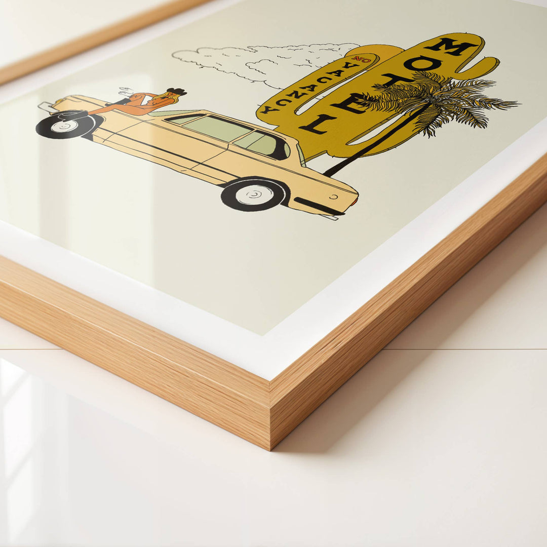 No Vacancy Vintage Western Art Print