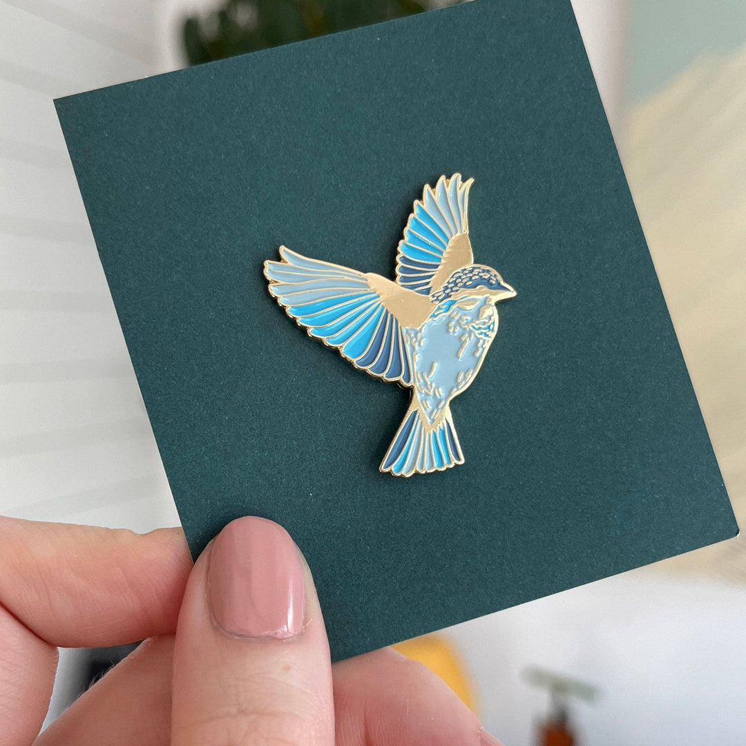 Nevada Blue Bird Pin