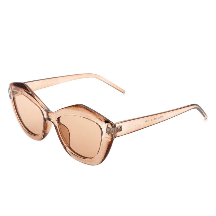 Geometric Retro Irregular Fashion Cat Eye Women Sunglasses - For the love, LV