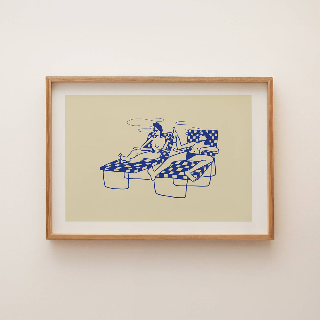 Swim Club Art Print