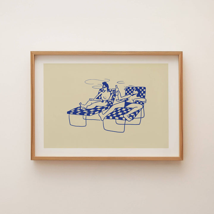 Swim Club Art Print