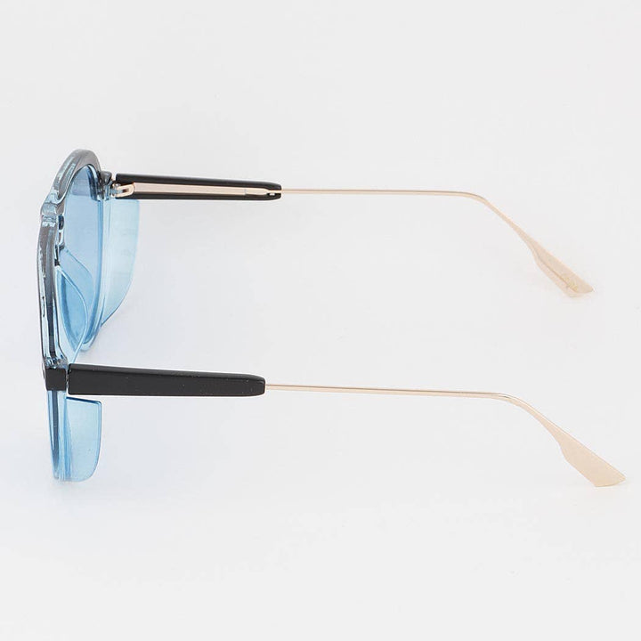 Bright Tinted Aviator Sunglasses