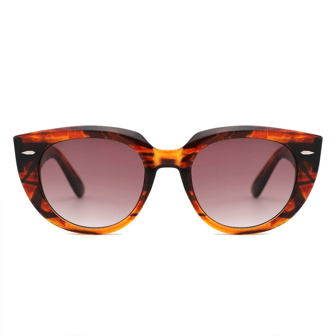 Vintage Oversized Cat-Eye Sunglasses