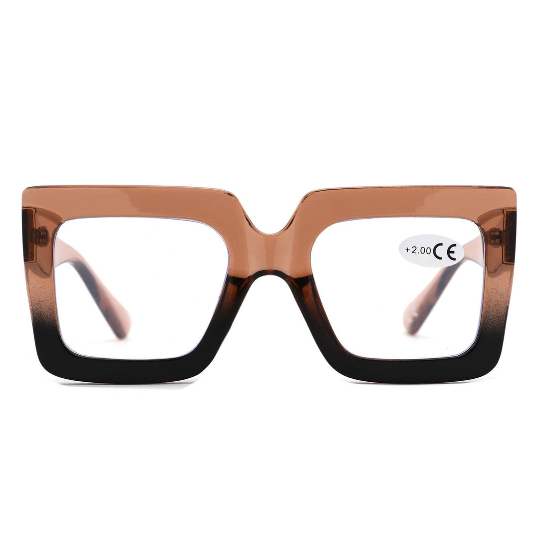 Oversized Chunky Square Reading Glasses