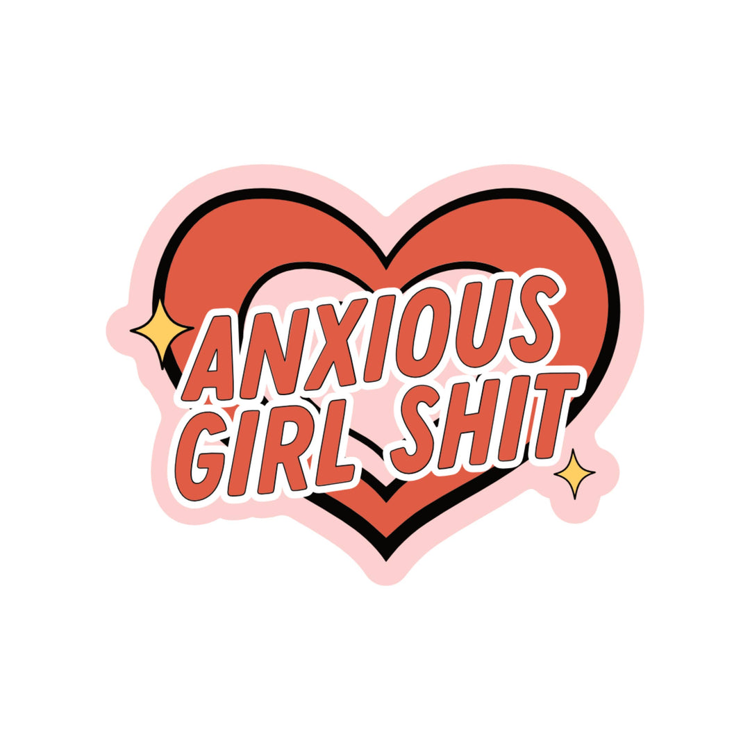 Anxious Girl Sticker