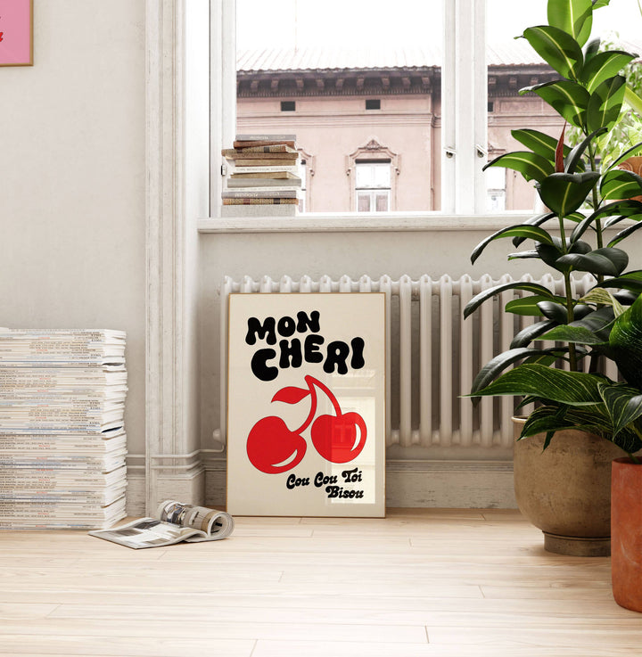 Mon Cheri Print | Funky Cherry Art Print