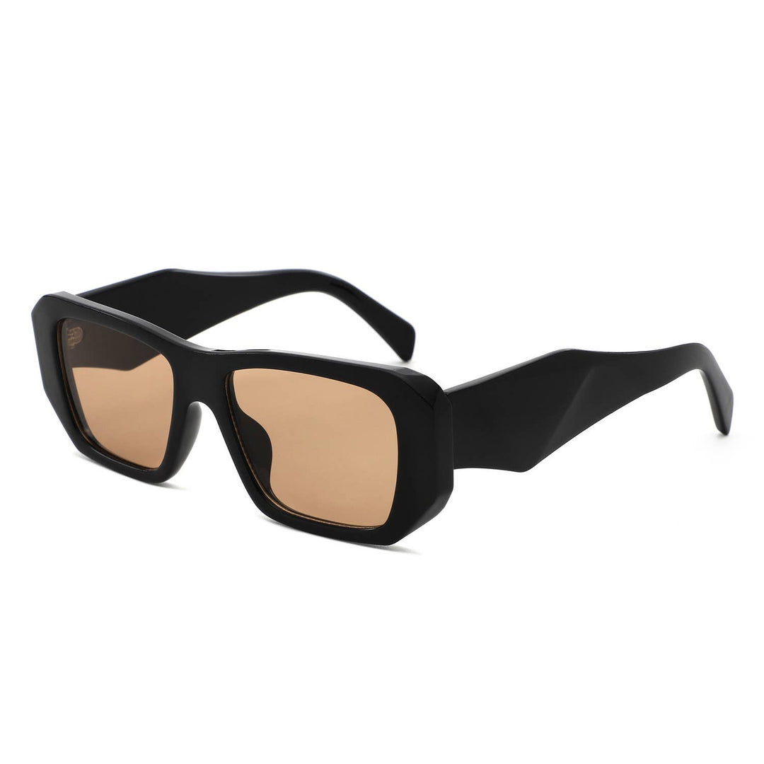 Oversized Angular Rectangle Sunglasses