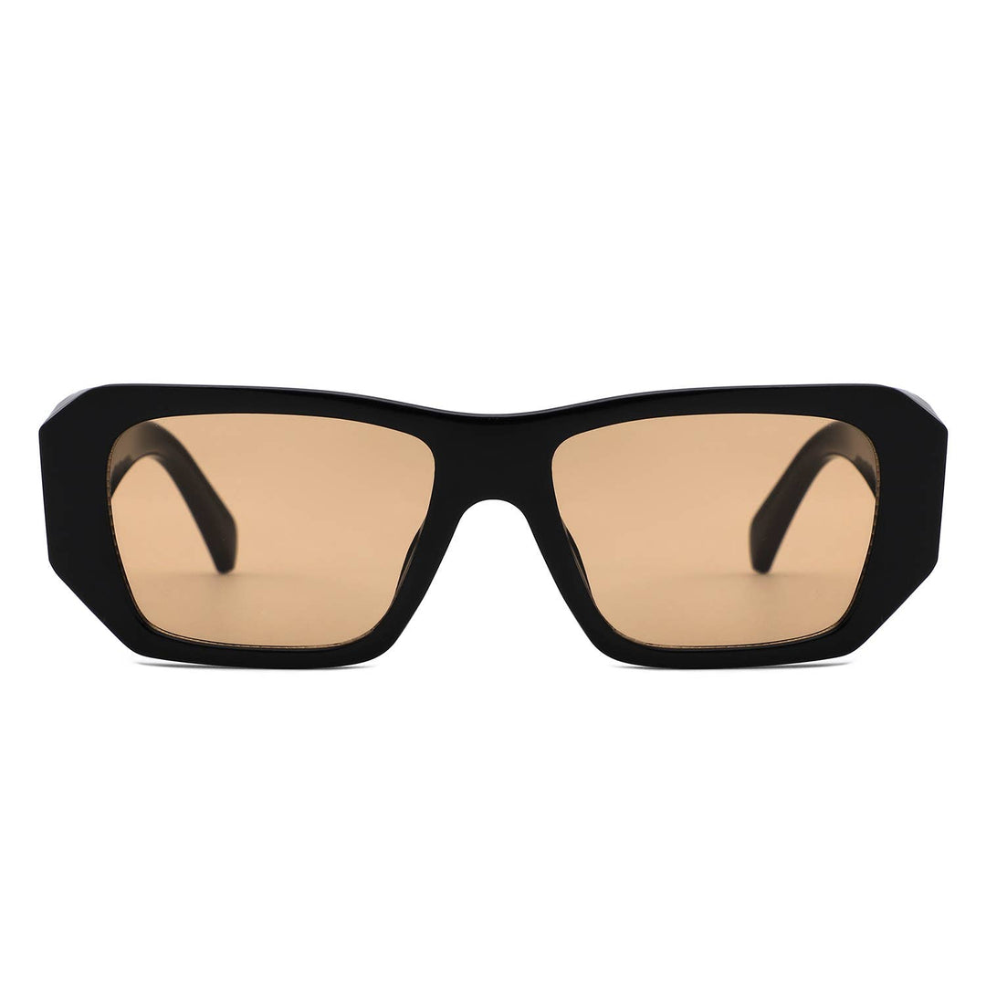 Oversized Angular Rectangle Sunglasses