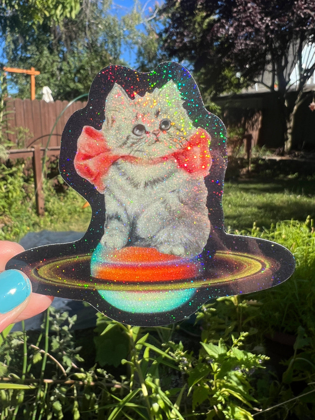 Planetary Kitten Sticker
