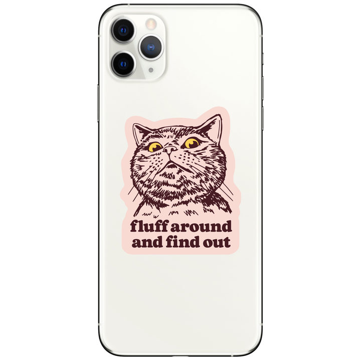 Kitty Cat Swear Sticker