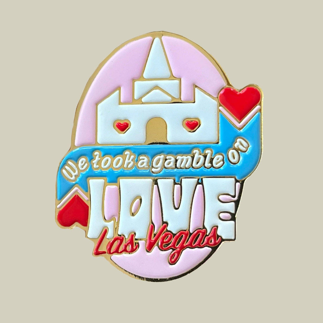 Gamble on Love - Vegas Elopement Pin