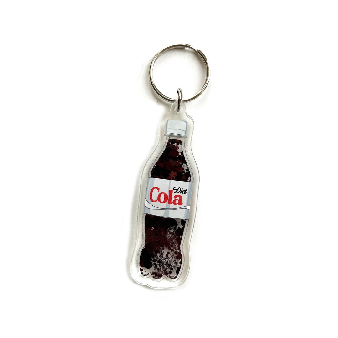 Diet Coke Sparkle Keychain