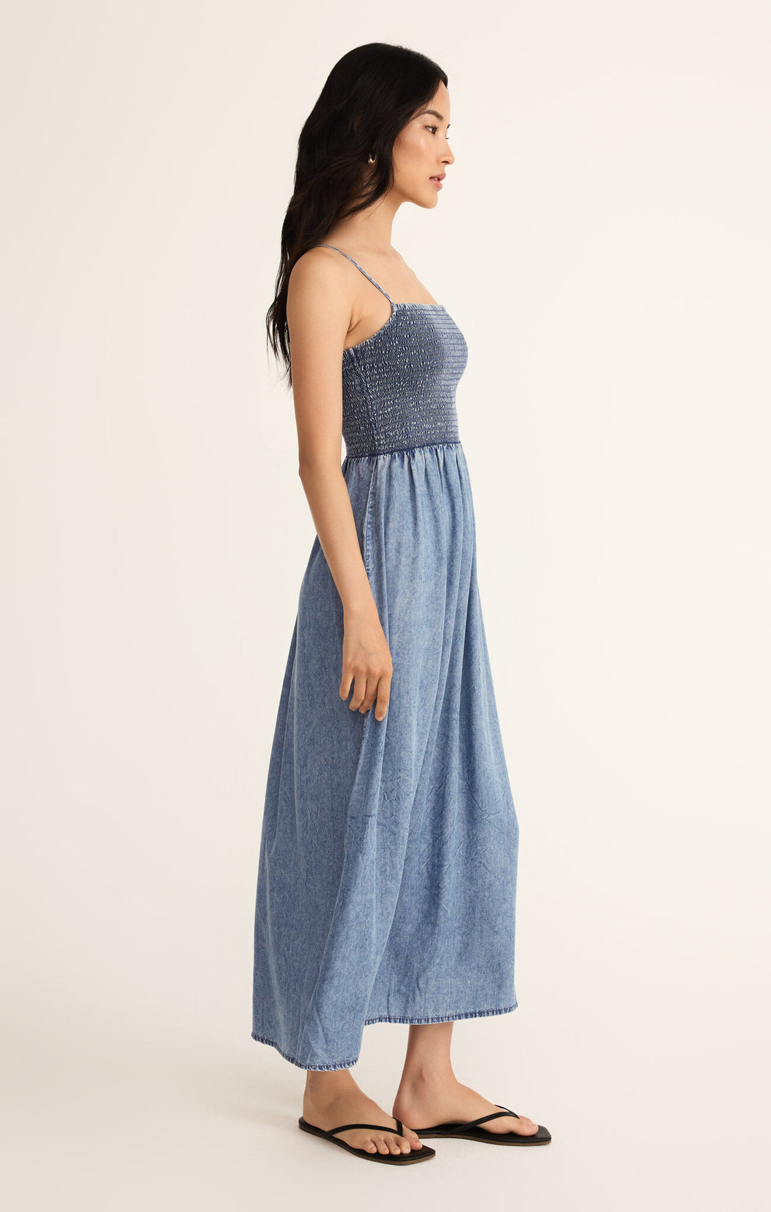 Z Supply Bayside Chambray Maxi Dress
