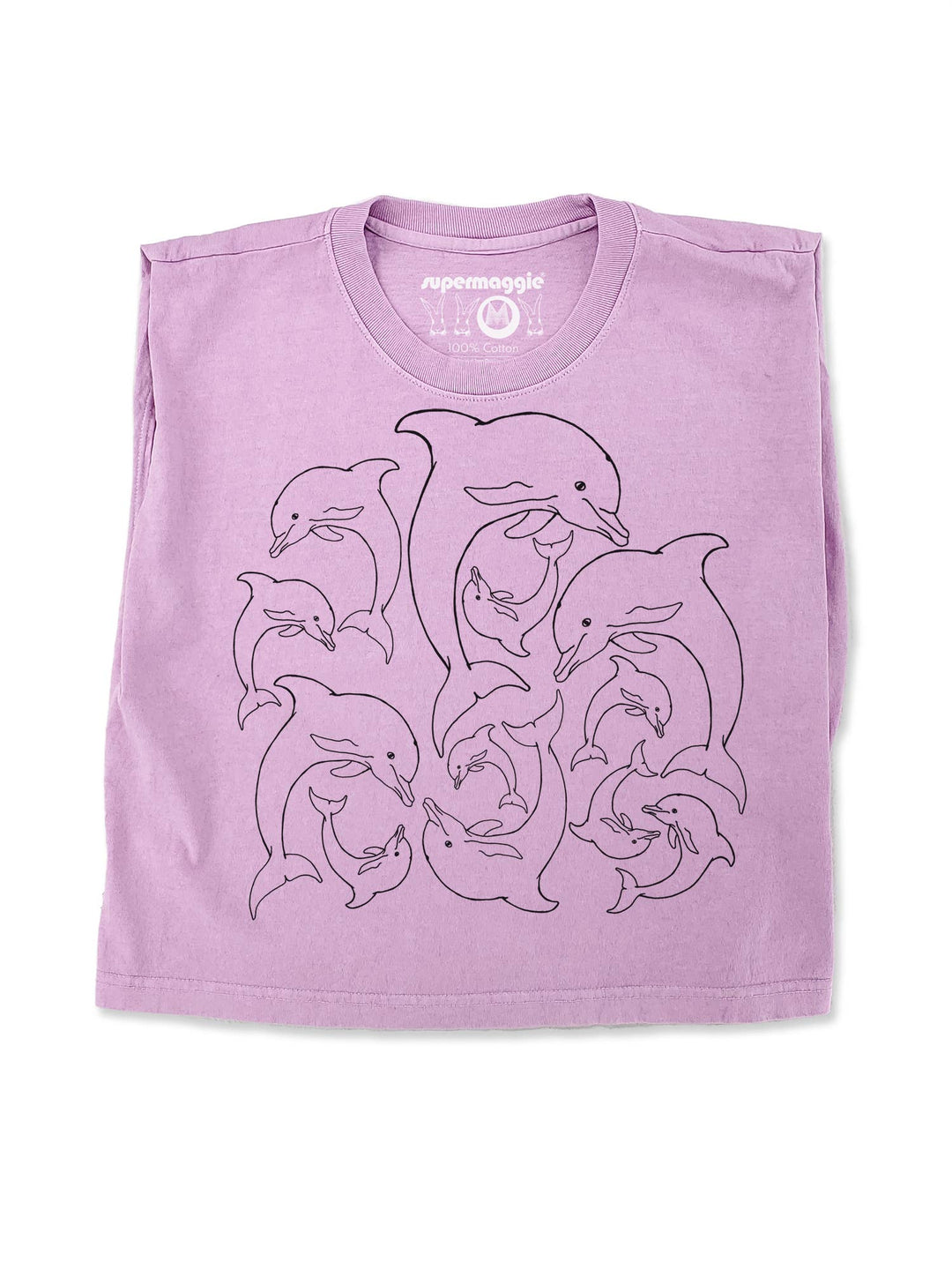 Dolphins Maisie Heavyweight Muscle Tee