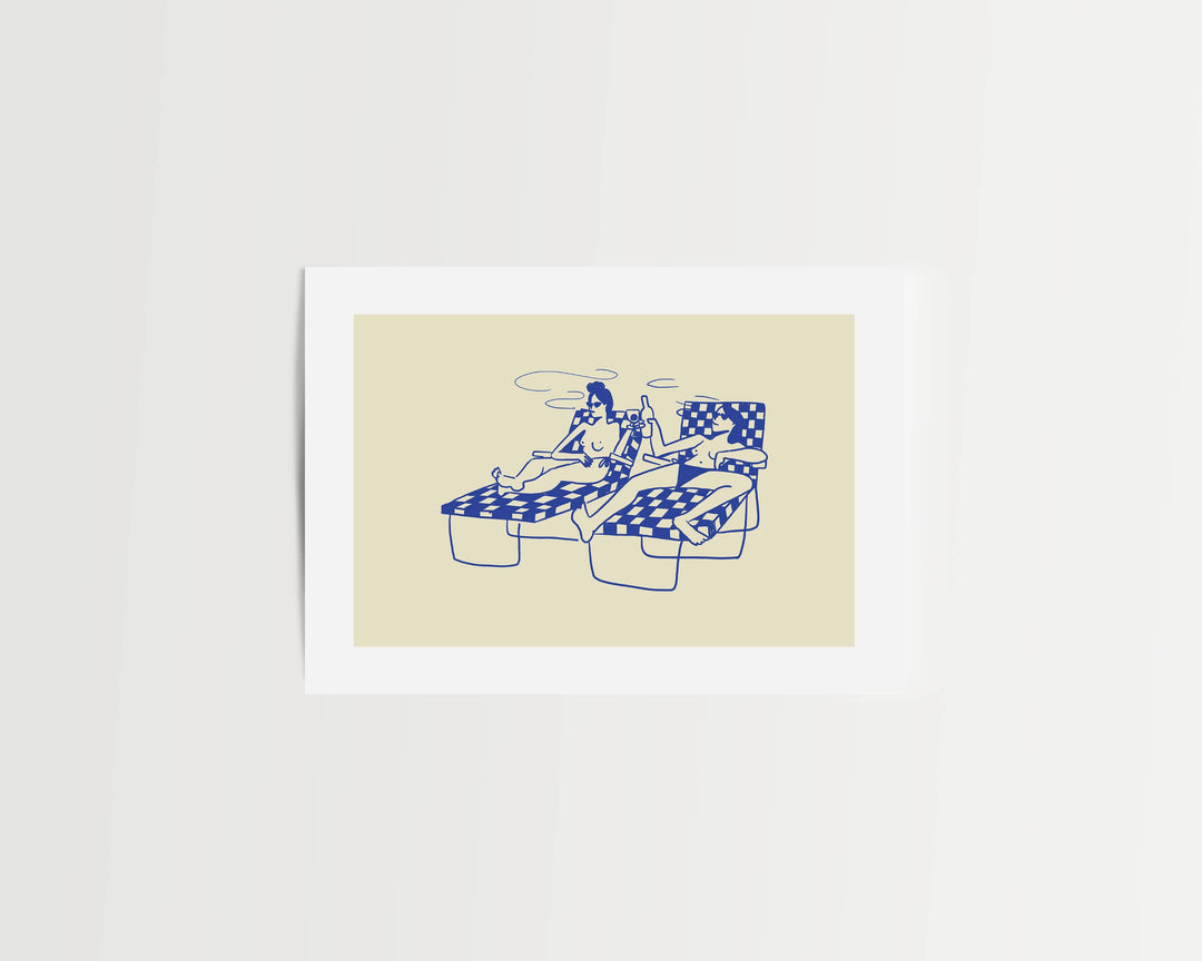 Swim Club Art Print