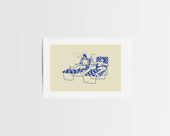 Swim Club Art Print