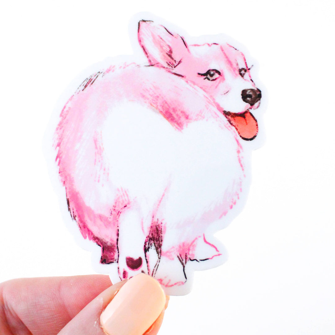 Corgi Cutie Vinyl Sticker